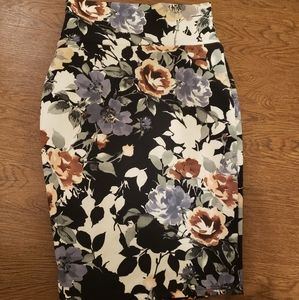 Floral Pencil Skirt